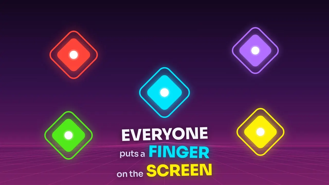 Squadra trailer - glowing finger markers on the game screen